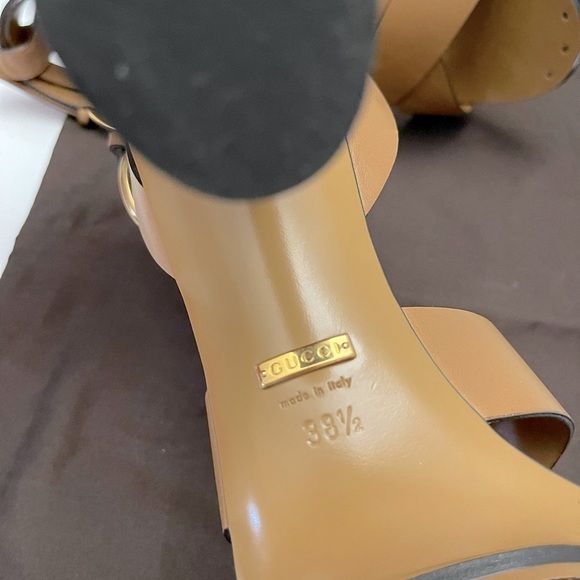 Gucci Candy ankle strap sandal 38.5 - Picture 10 of 12